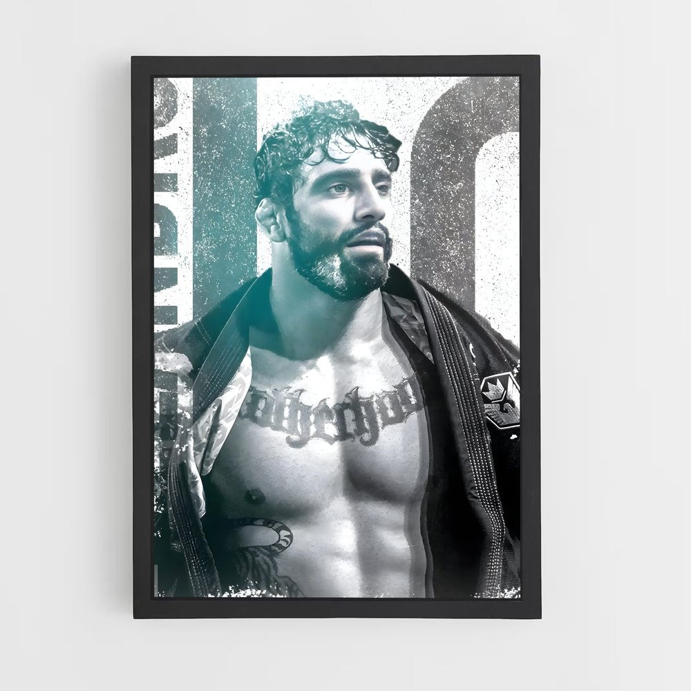 Poster The Rock Solid – affiche Jiu-jitsu brésilien (vue 2)
